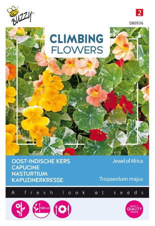Flowering climbers tropaeolum je 3gram - afbeelding 1