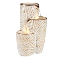 Fontein krmk 3-lgs l30b30h49cm wit