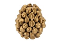 FORREST FRUIT GOLD VASE 20X22CM