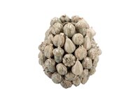 FORREST FRUIT GREEN ACTIVE GLAZE VASE 15X16CM