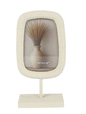 Fotolijst hout 12x5x25cm creme