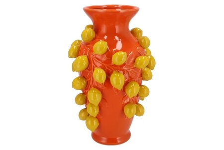 FRUIT LEMON ORANGE VASE 24X38CM
