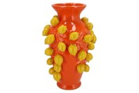 FRUIT LEMON ORANGE VASE 24X38CM