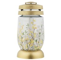 Gedenklicht d11h22cm 36u forsythia