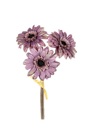 Gerbera bundel mini h27cm mauve