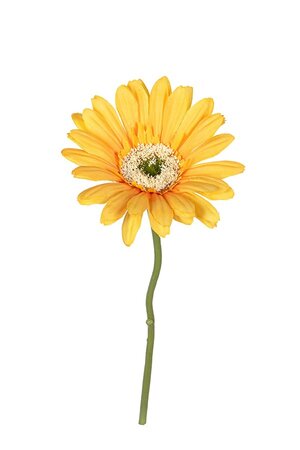 Gerbera l32cm geel