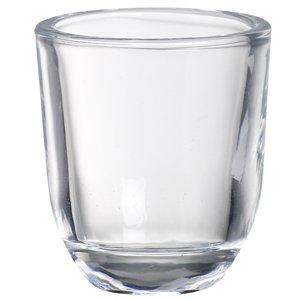 Geurkaarshouder rond H6 Cm Dia 5,5 Cm transparant