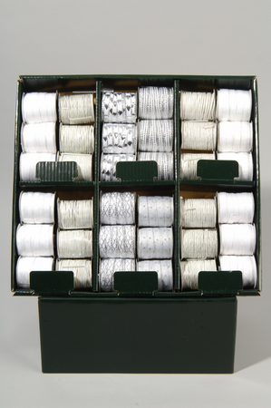 Geweven lint smal-9ass/as/wit