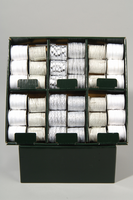 Geweven lint smal-9ass/as/wit