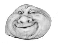 Gezicht a l10b10h7cm