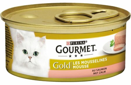 GG blik mousse zalm 85 gr - afbeelding 1