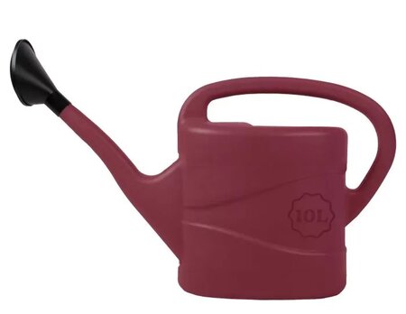 Gieter 10 liter wijnrood