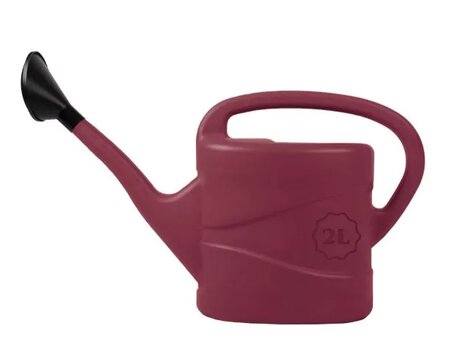 Gieter 2 liter wijnrood