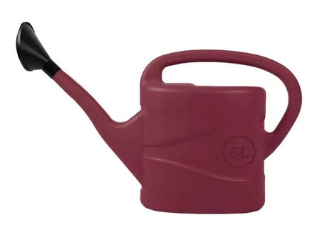 Gieter 5 liter wijnrood