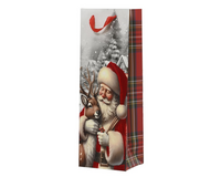 Giftbag papier l10b12h36cm rood