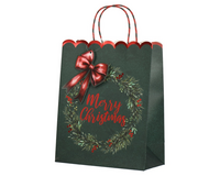 Giftbag papier l38b18h38cm groen