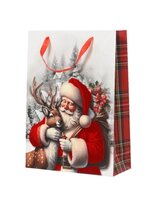 Giftbag papier l8b18h24cm rood