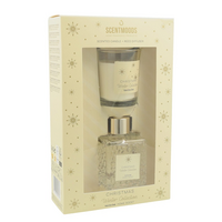 Giftset kaars&diff vanilla oak
