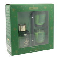 Giftset kaars&zakje christmas tree
