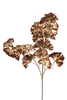 Ginkgo l88cm metalic goud/bruin