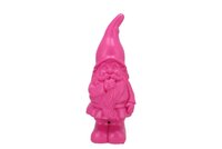 GNOME FLIRTY JASPER FUCHSIA W SOUND 11X10X27CM