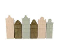 Grachtenpand vaas naturel 20 cm.