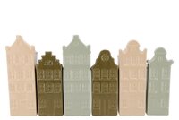 Grachtenpand vaas naturel 25 cm.