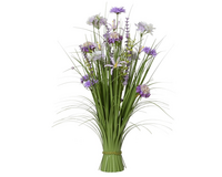 Gras polyester l30b30h70cm paars - afbeelding 2