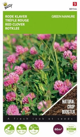 Groenbemester rode klaver 150gram - afbeelding 1