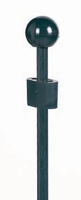 Grondpin fiberglas d8mm h100cm