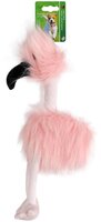 H.splg fluffy bird 35cm roze/zwart