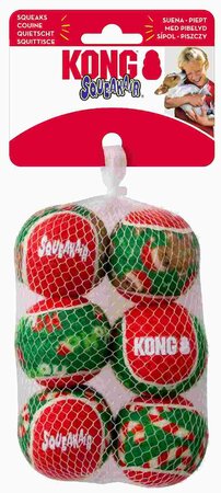 H.splg holiday squeakair balls m a6