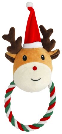 H.splg rendier+kerstmuts 27cm