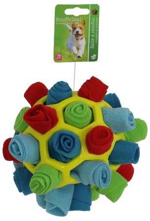 H.splg snuffelbal tpr 13cm geel