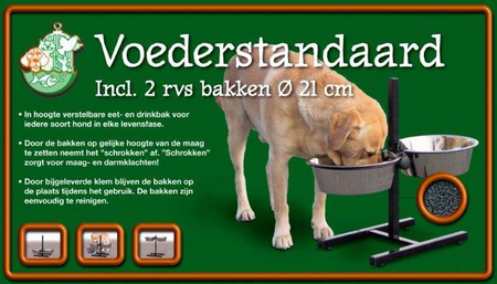 H-standaard + bakken 21 cm hamersla