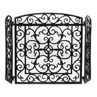 Haardscherm b98h59 zwart