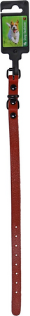 Halsb.comfortleder 16mm/40cm rood