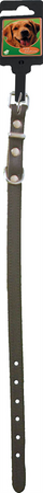Halsband 16mm/40cm donkerbruin