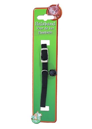 Halsband elastisch zwart - afbeelding 1