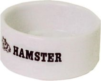 Hamster eetbak steen wit 6cm
