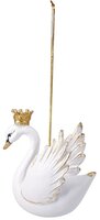 HANGDECO ZWAAN 8CM 2ASS KLEUR