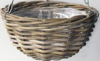 Hanging basket d30cm antique grijs