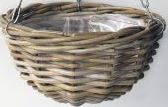 Hanging basket d40cm antique grijs