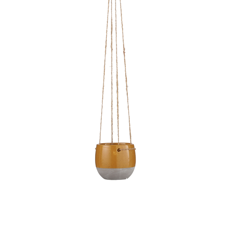 Hangpot resa d10h8.5cm oranje - Mica