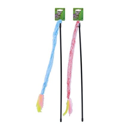 Hengel softy+veer+bel blauw/roze