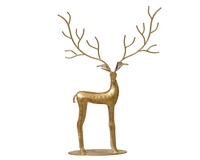 Hert ijzer l25b8h37cm goud