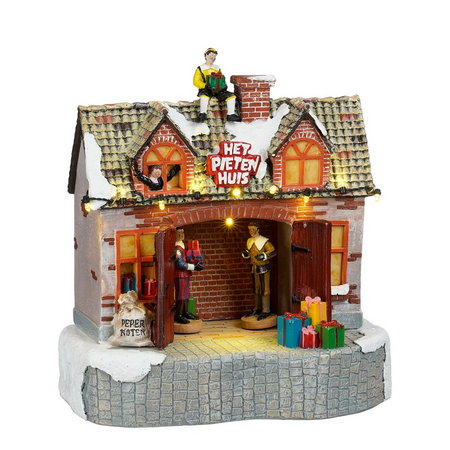 Het pietenhuis l20.5b12.5h22.5cm bo