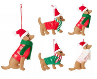 HOND HANGDECO 12CM 4ASS