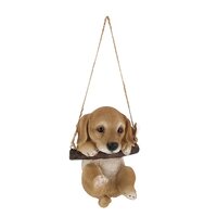Hond hangend l10b11h15cm a4