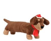 Hond polyester l16b50h25cm bruin